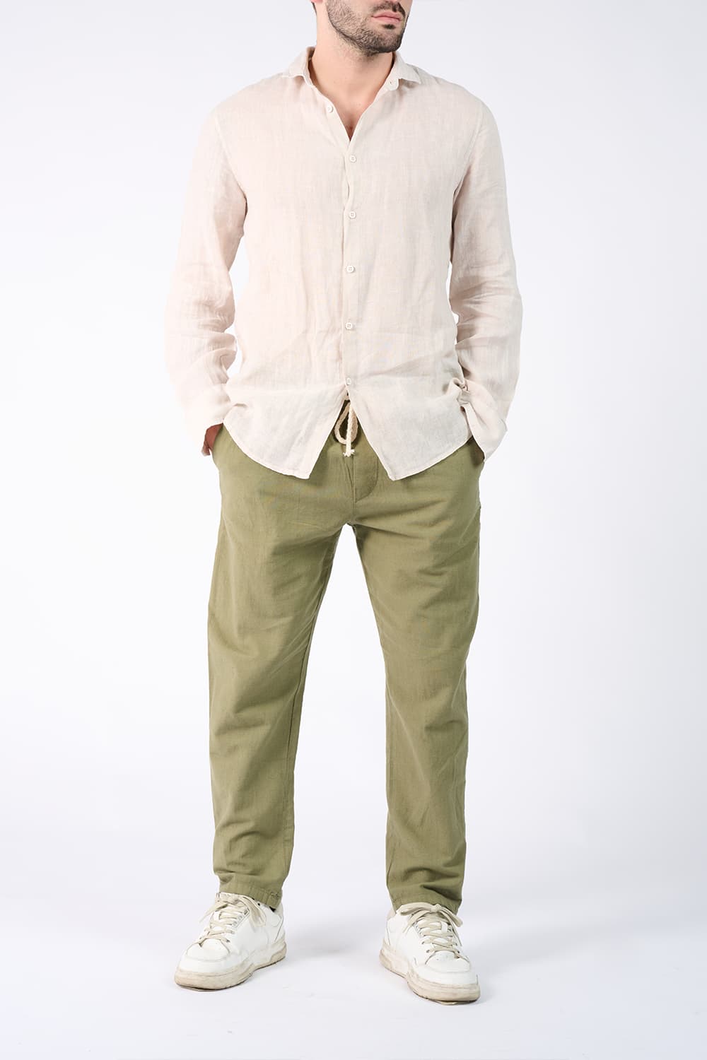 Camicia Uomo Lino
