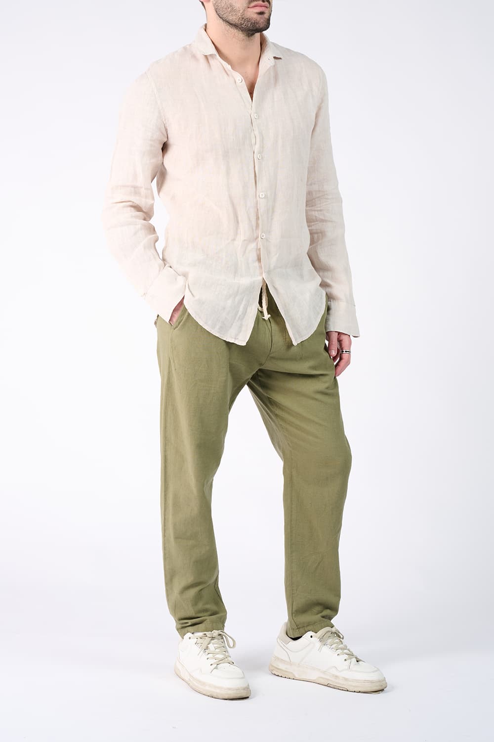 Camicia Uomo Lino