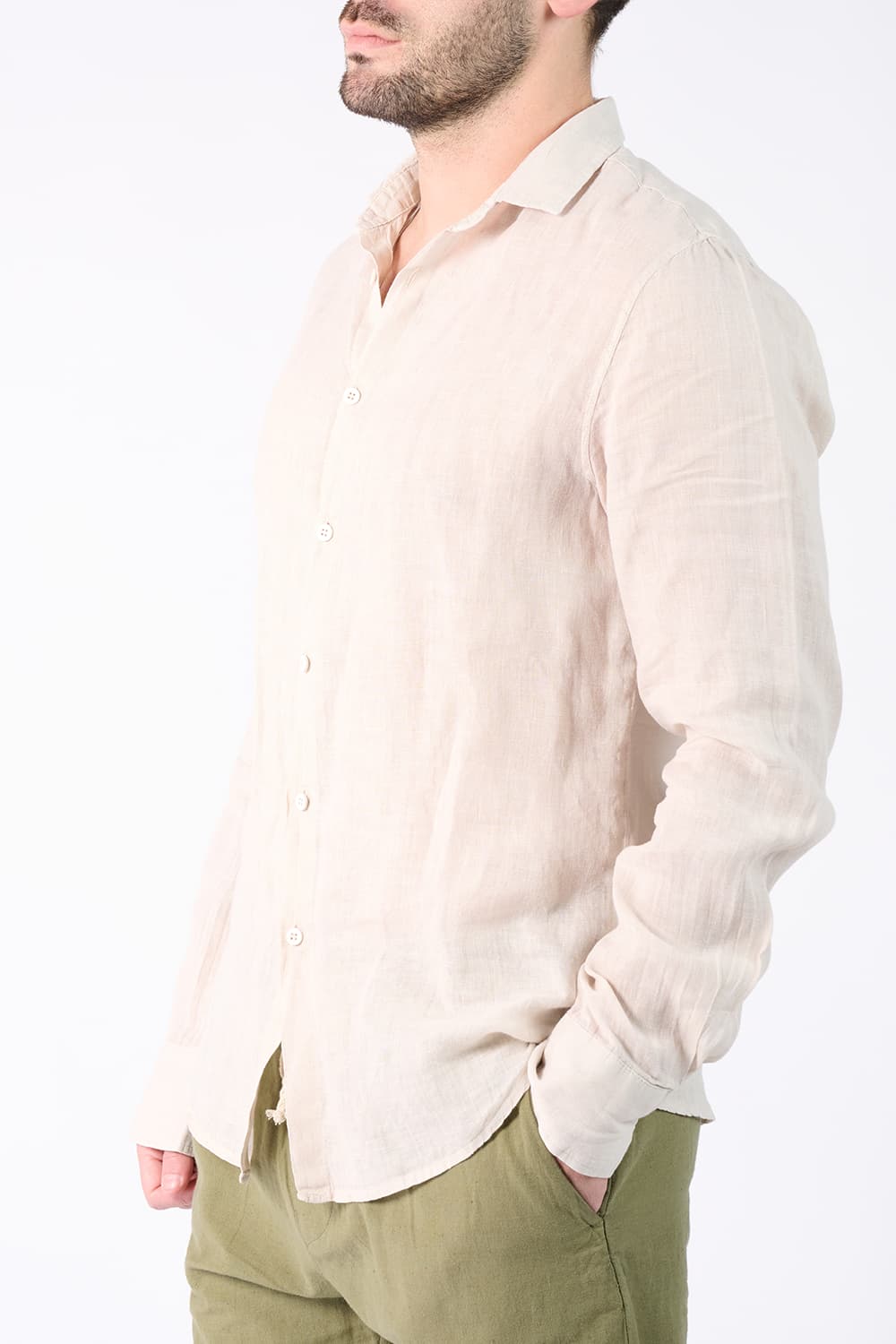 Camicia Uomo Lino