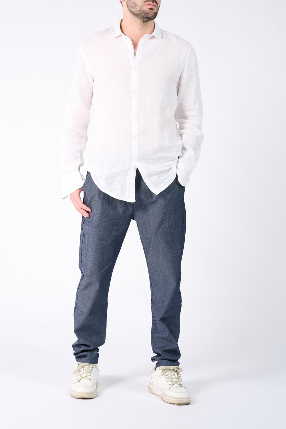 Camicia Uomo Lino