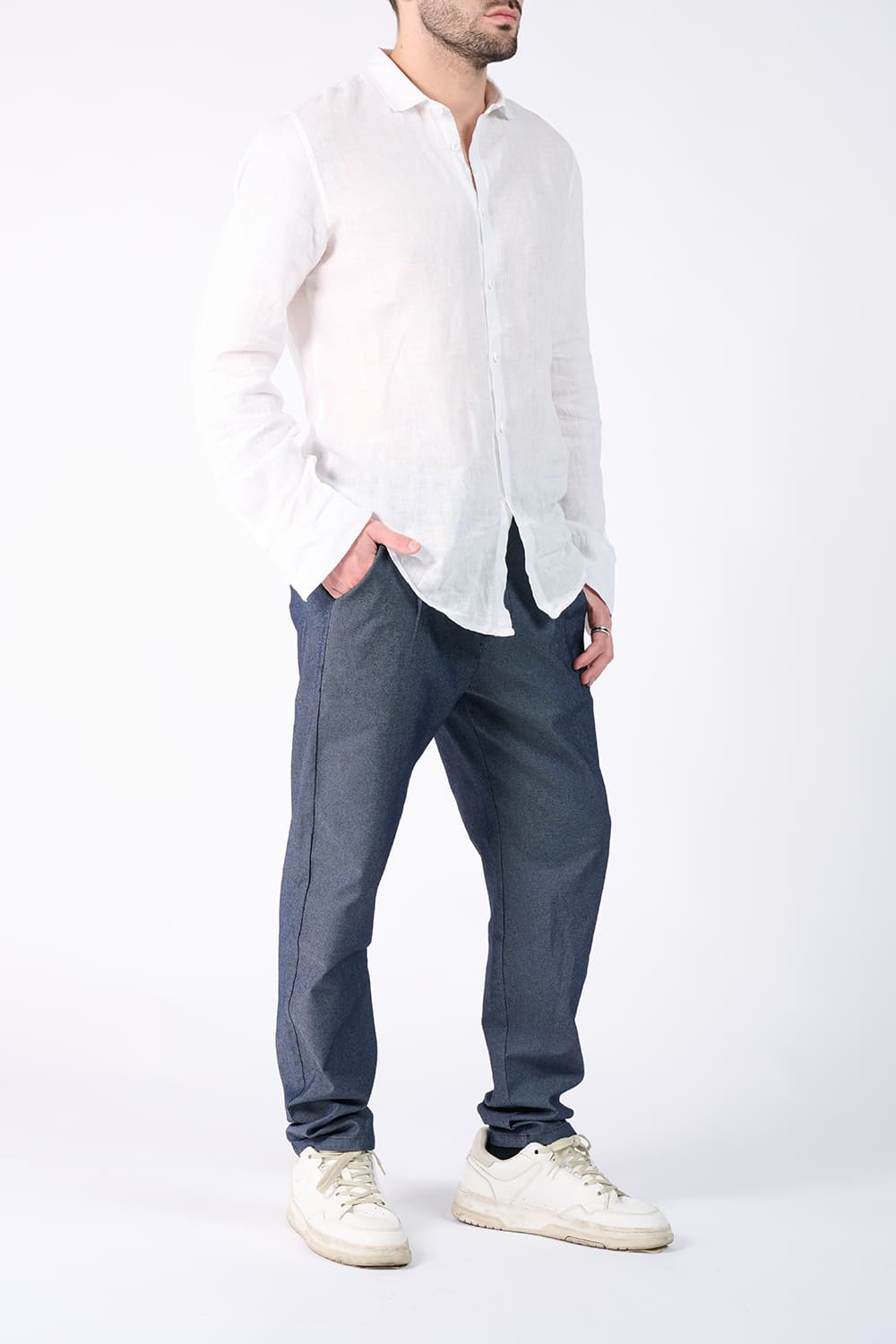 Camicia Uomo Lino