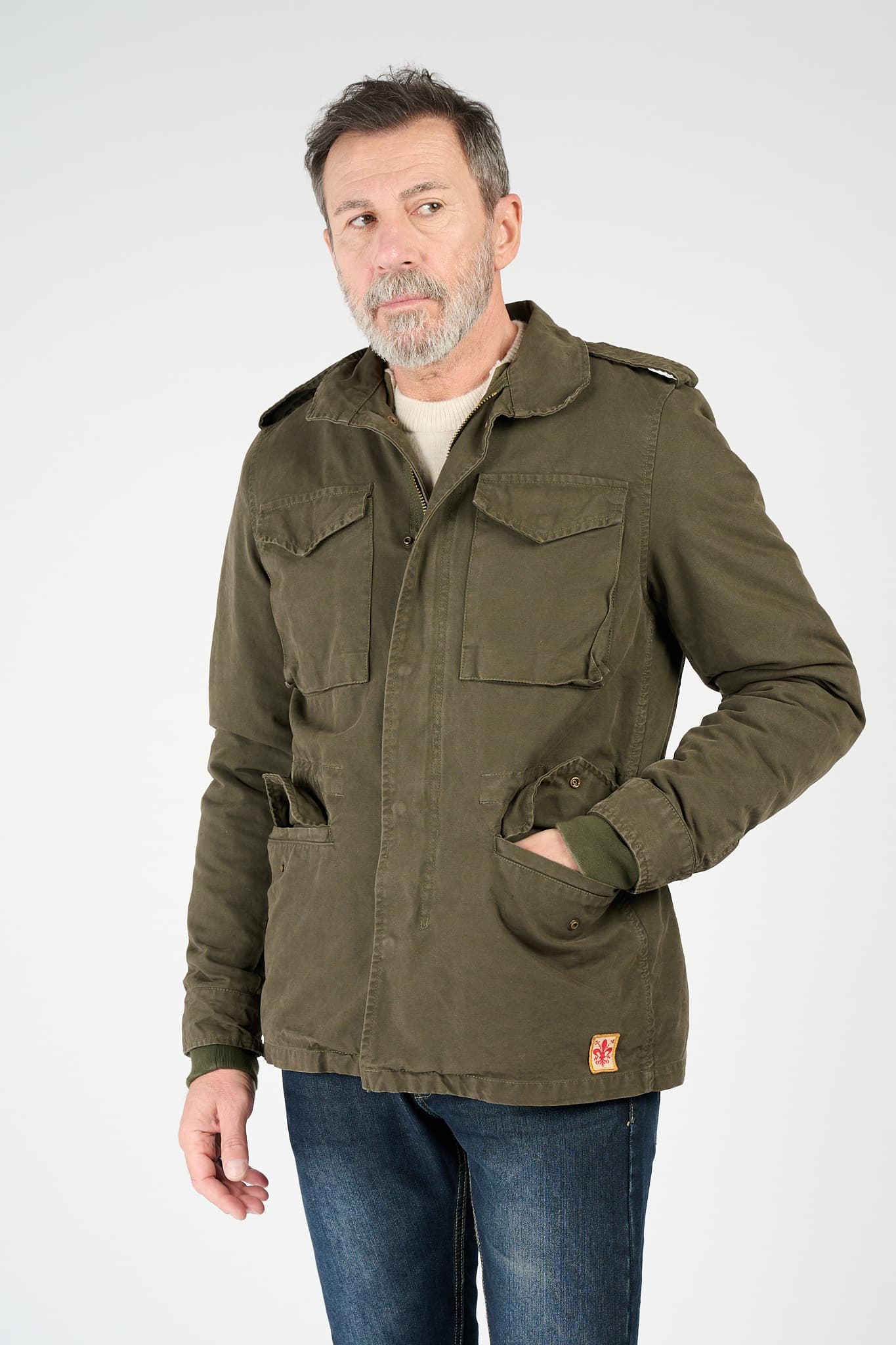 Parka Uomo Sahariana Eco-montone - Barone Firenze