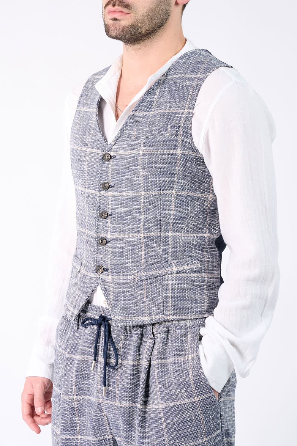 Gilet Uomo Quadri - Barone Firenze  #