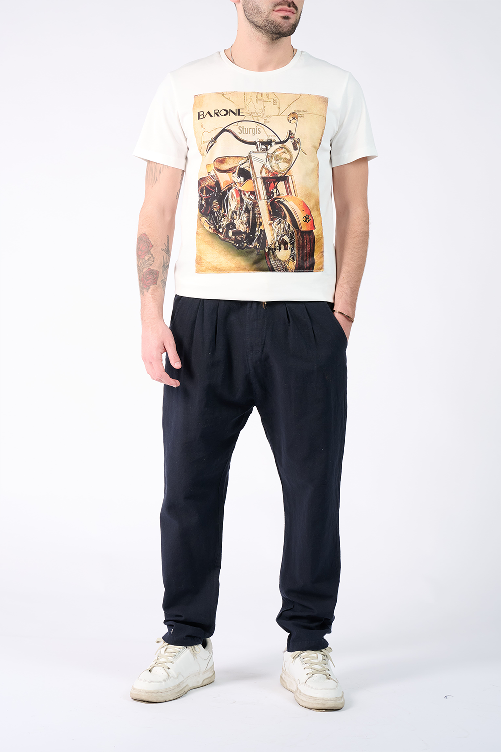 T-Shirt Uomo Stampa Harley - Barone Firenze