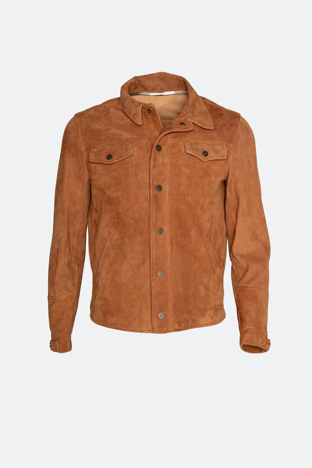 Ale Giacca Camoscio 100% vera pelle Made in Italy - Barone Firenze