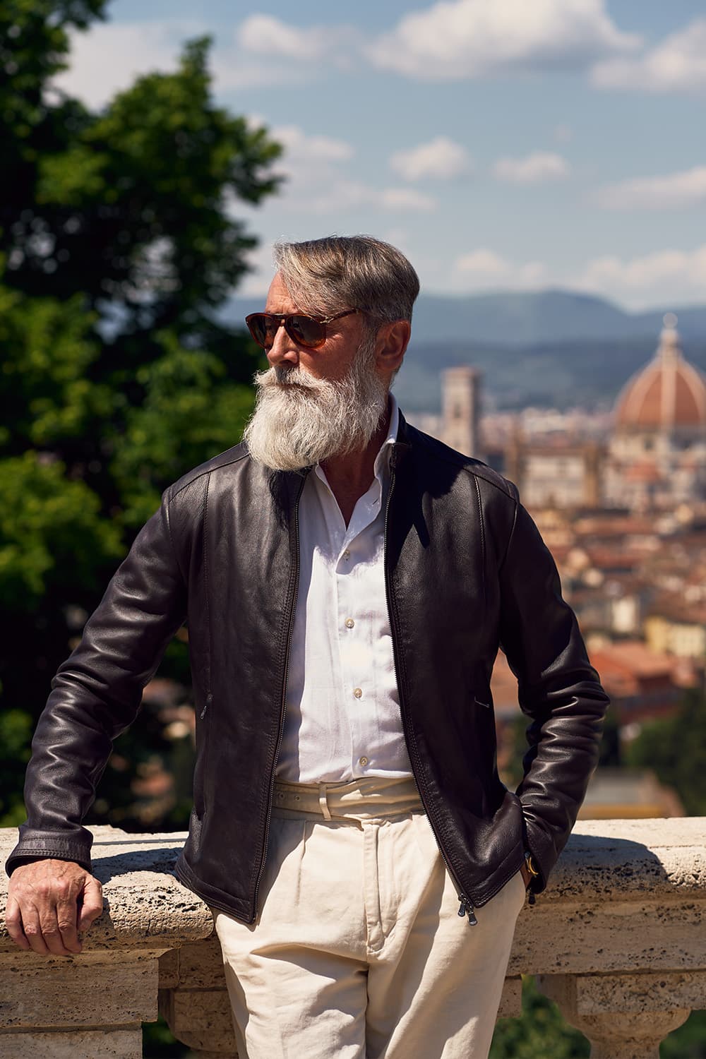 Giacca Massi uomo 100% vera pelle Made in Italy - Barone Firenze