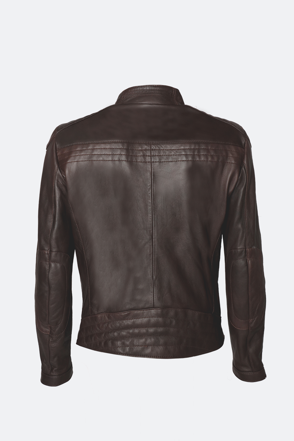 Michele Leather Jacket with Stitching